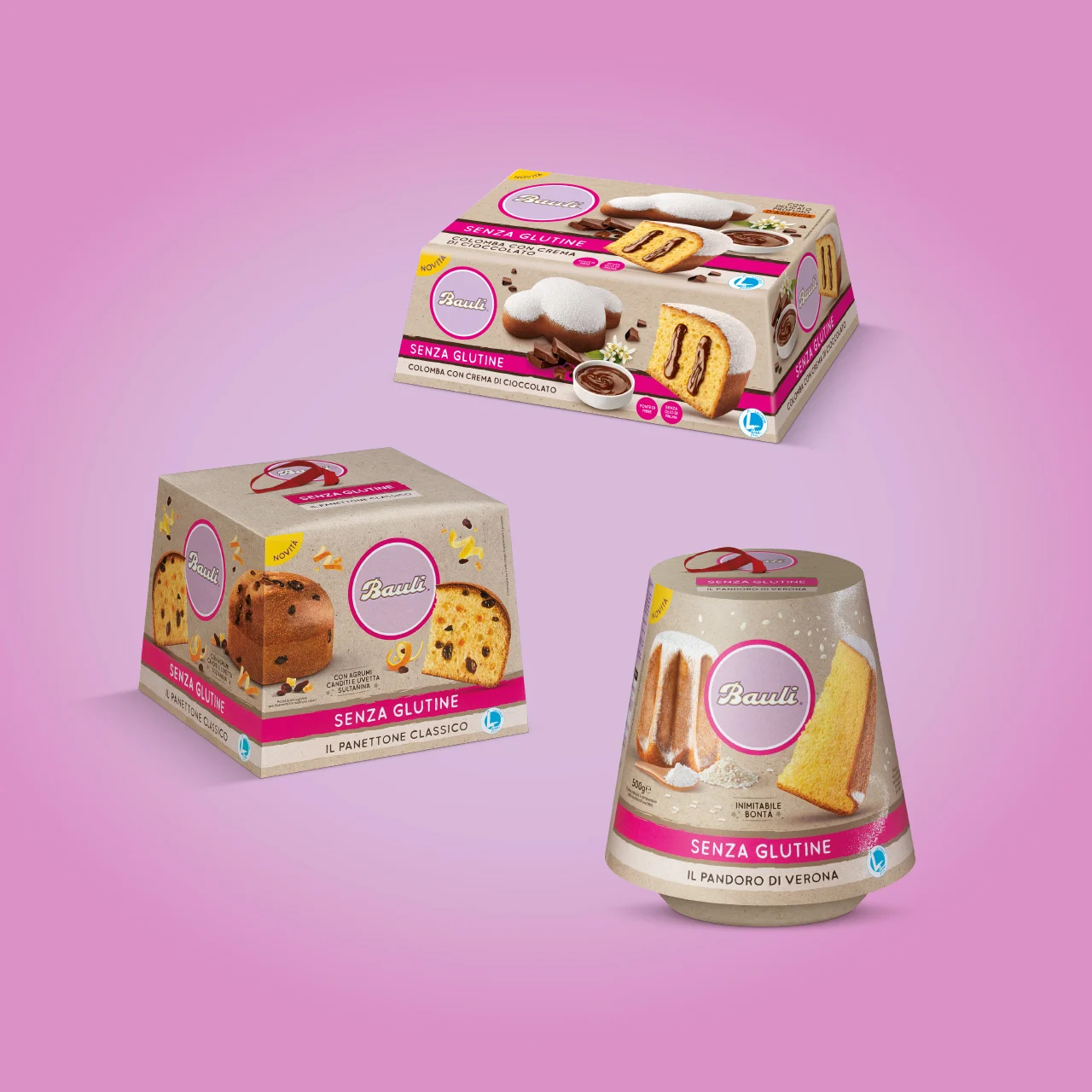Bauli Senza Glutine Gamma Letorte Packaging