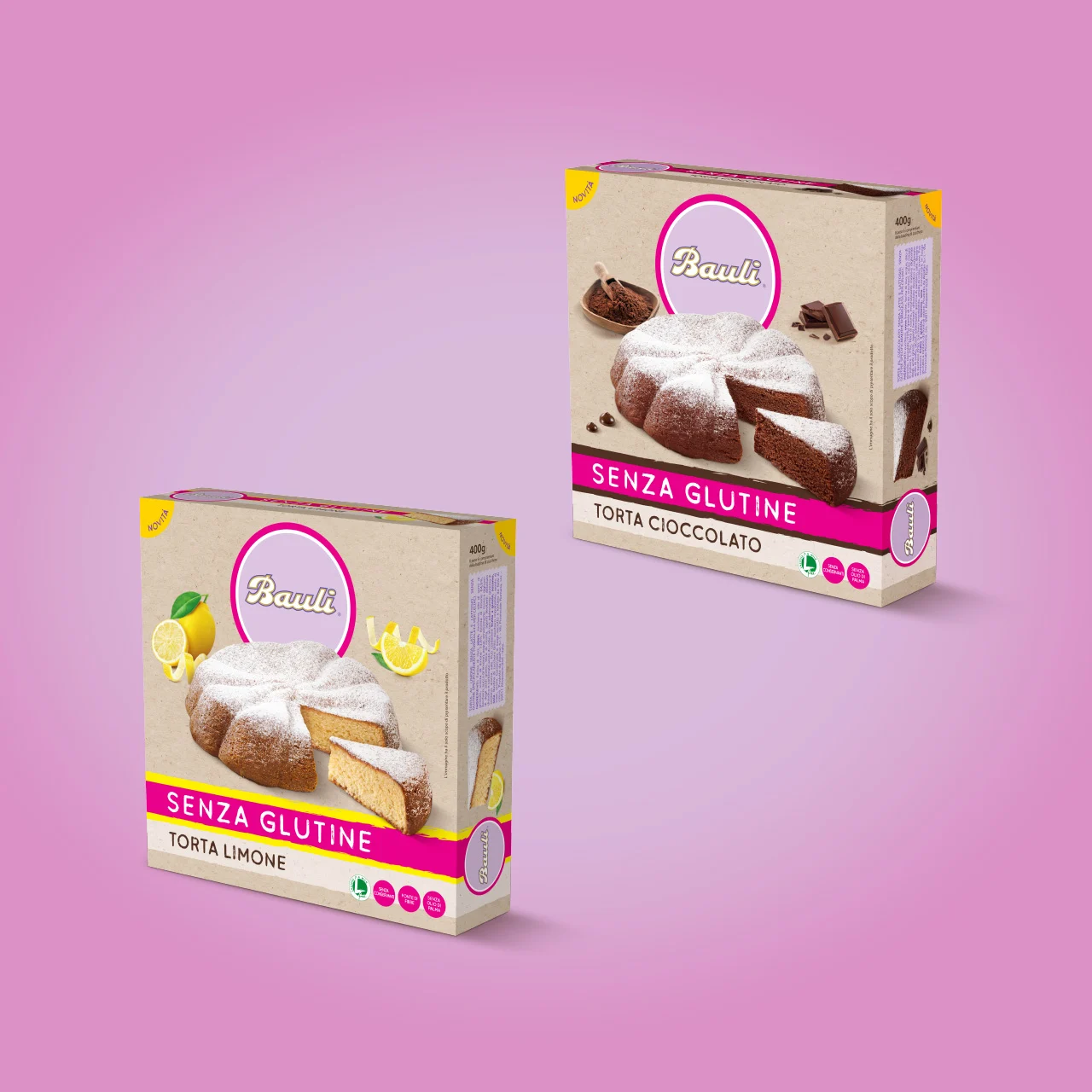 Bauli Senza Glutine Gamma Torte Packaging