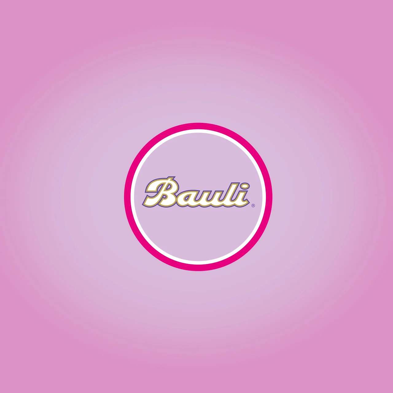Bauli Senza Glutine Logo Sfondo Rosa
