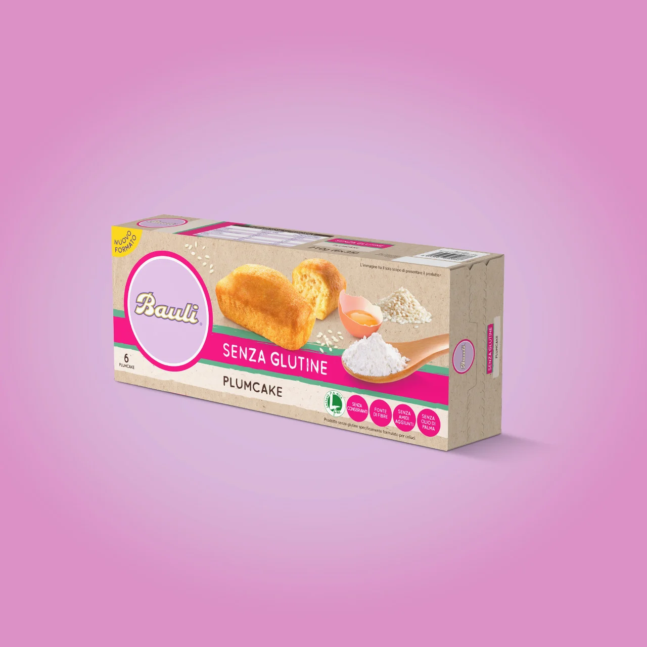 Bauli Senza Glutine Plumcake Classico Packaging