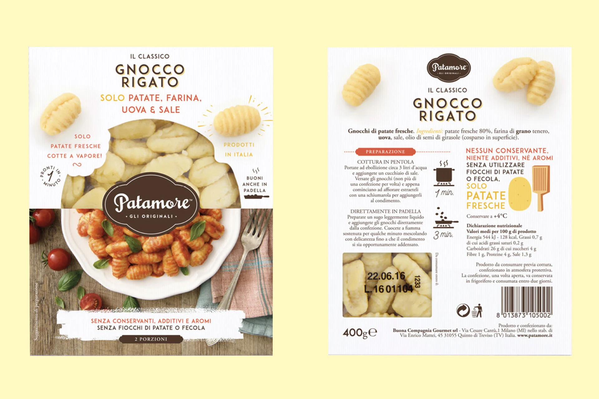 Bcgourmet Patamore Giallo