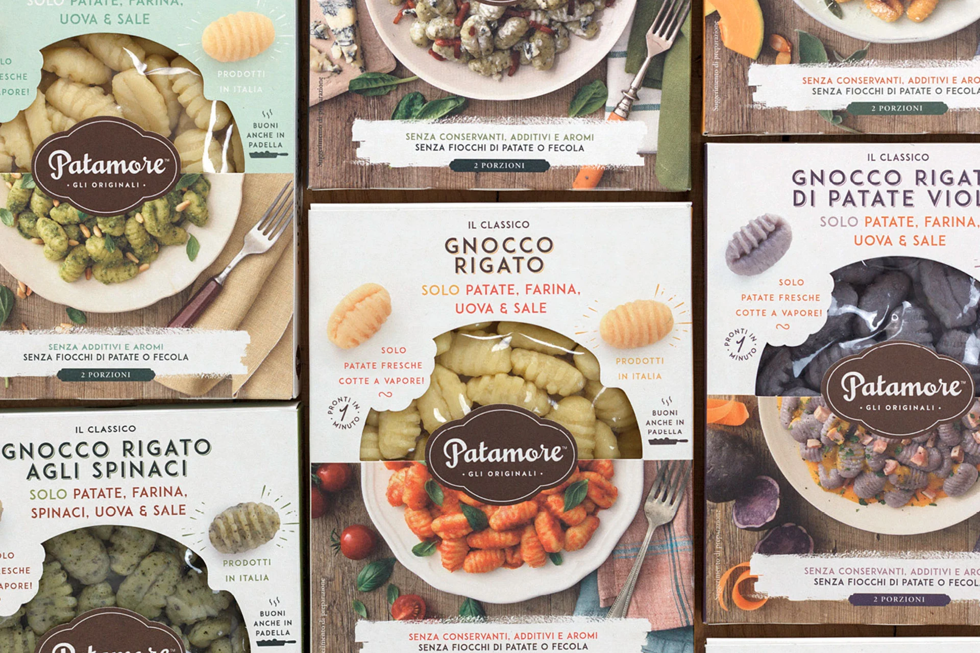 Bcgourmet Patamore Design Confezione Gnocco Rigato Famiglia