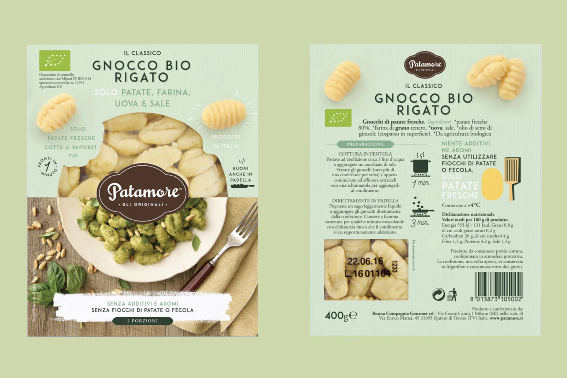 Bcgourmet Patamore Verde Bio