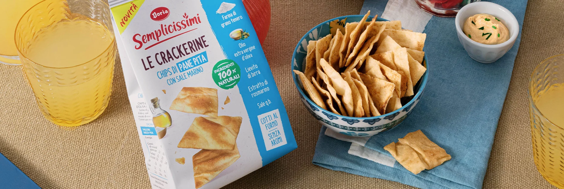 Doria Semplicissime Crackerine Sfondo