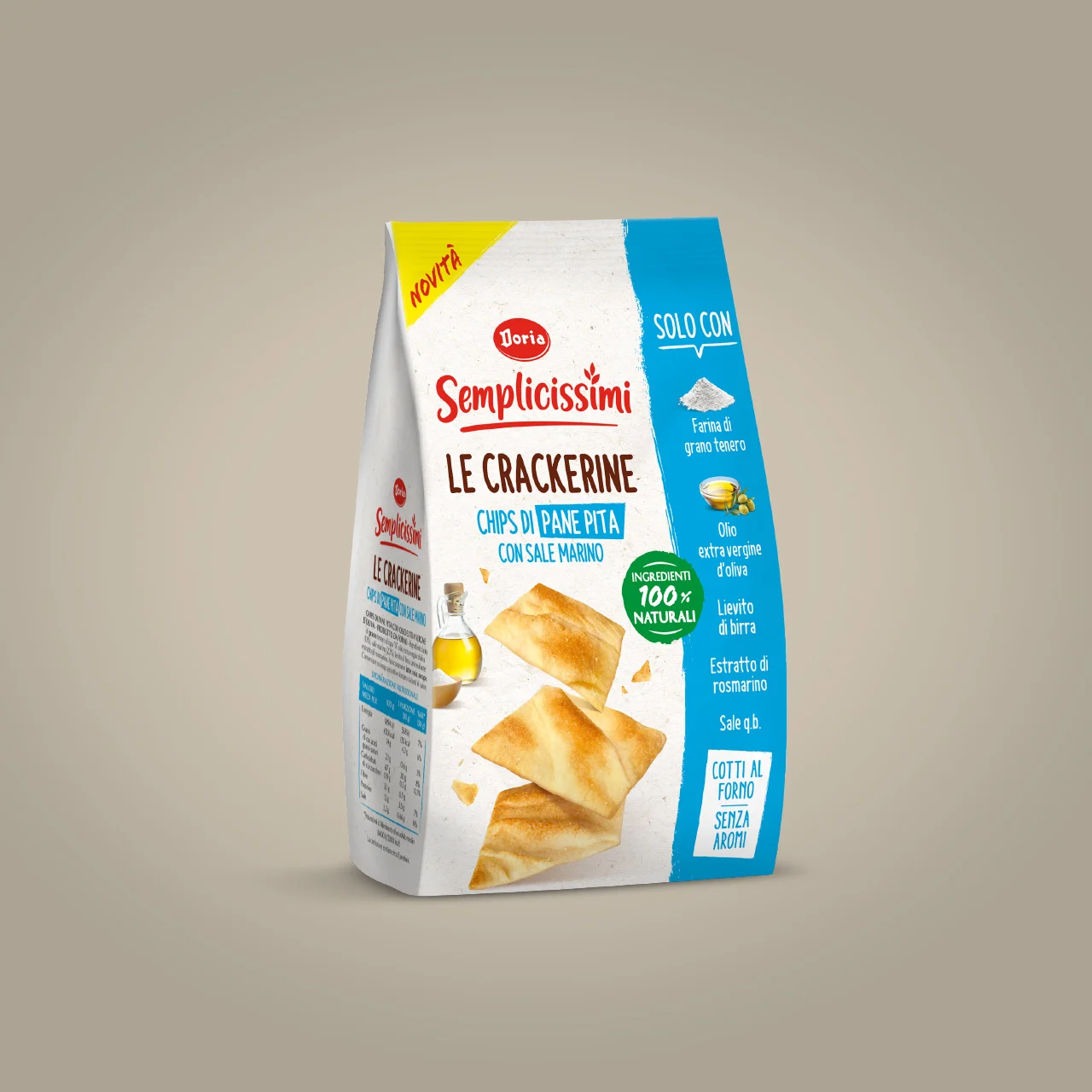 confezione di cracker qreactive-doria-semplicissimi
