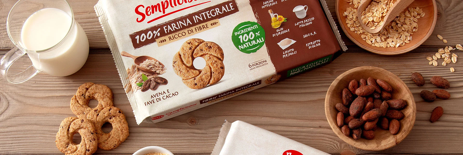 Doria Semplicissimi Biscotti Benessere Sfondo Gamma