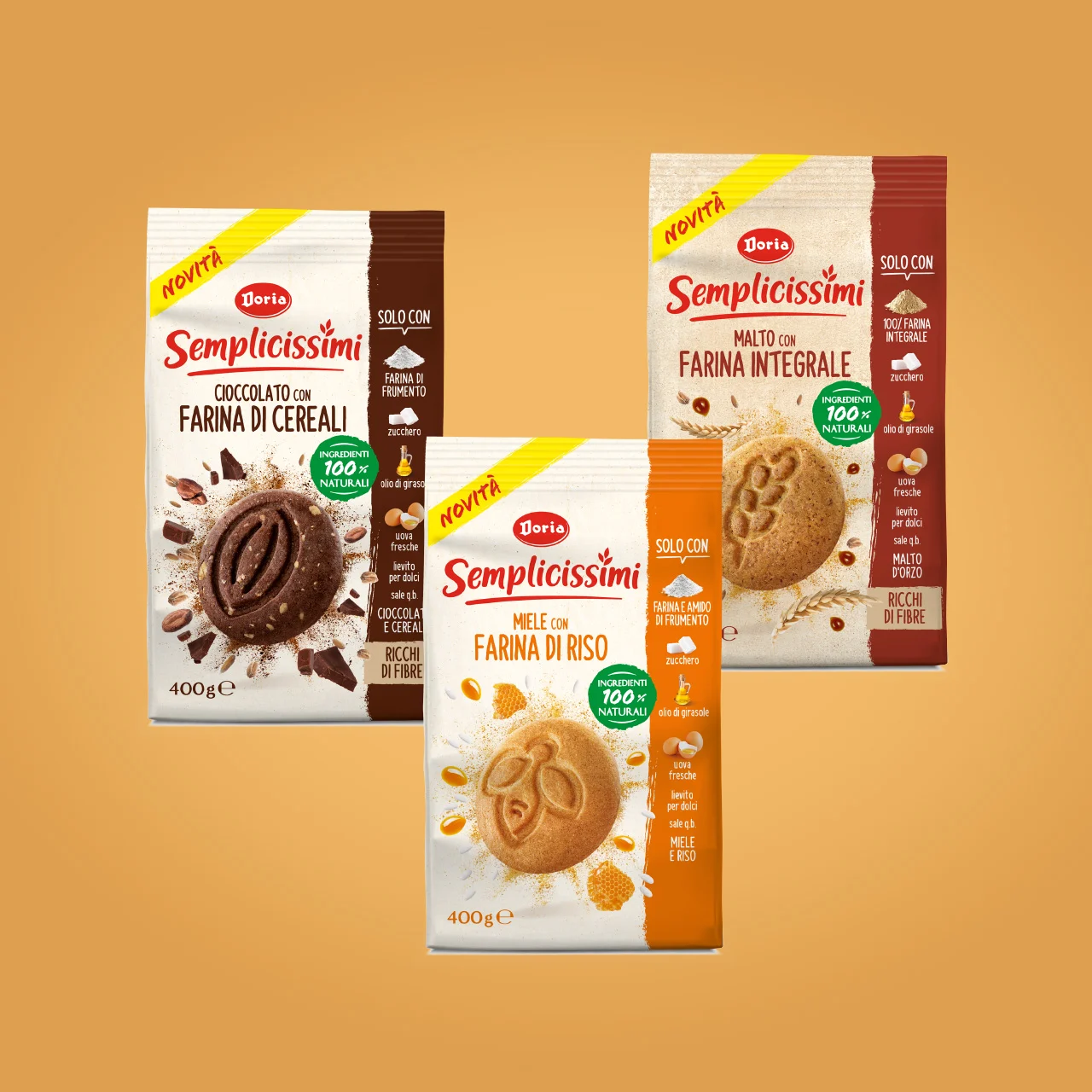 Doria Semplicissimi Frollini Gamma Packaging