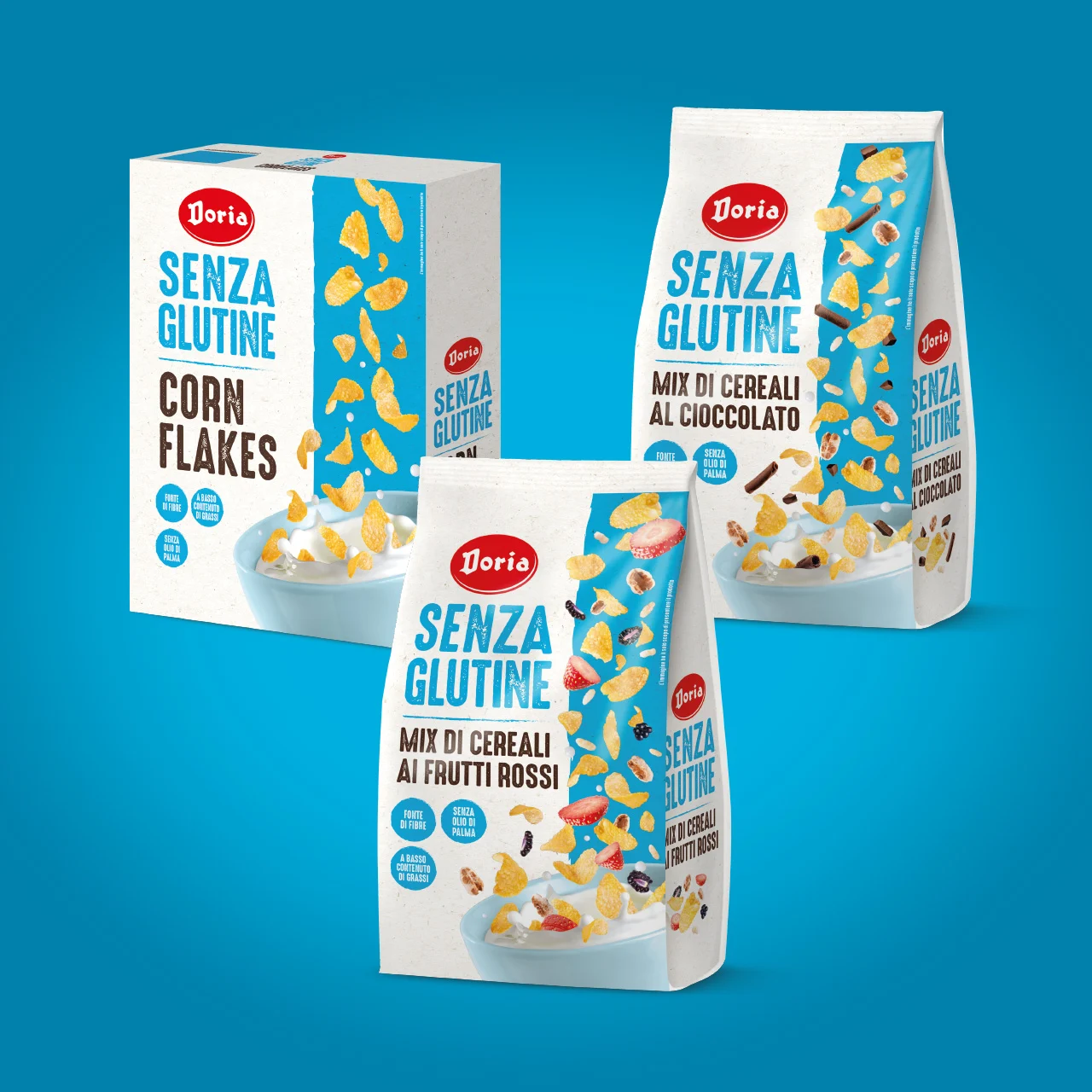 Doria Senza Glutine Imballaggio Cereali