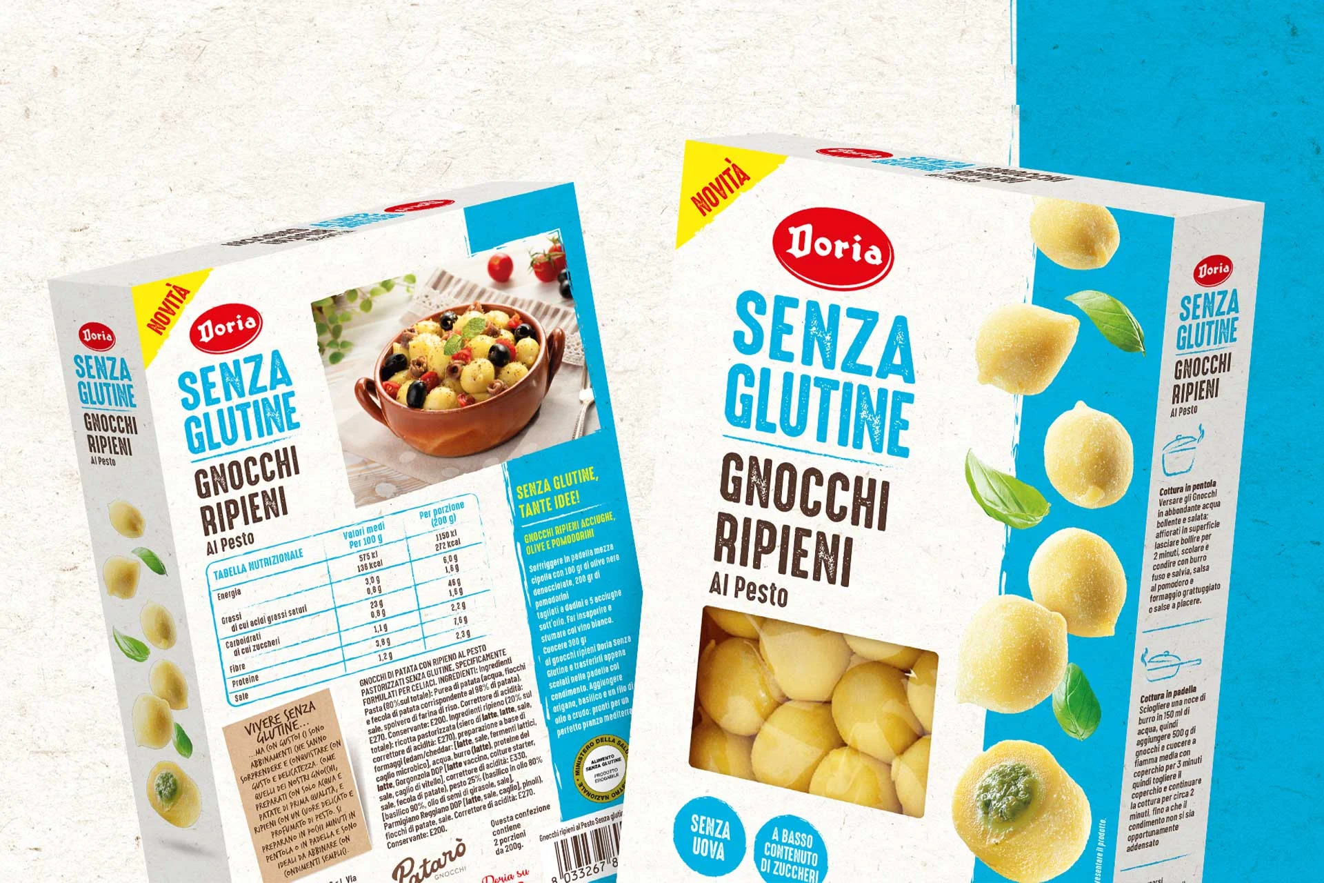 Doria Senza Glutine Shoots d'Immagine di Prodotto