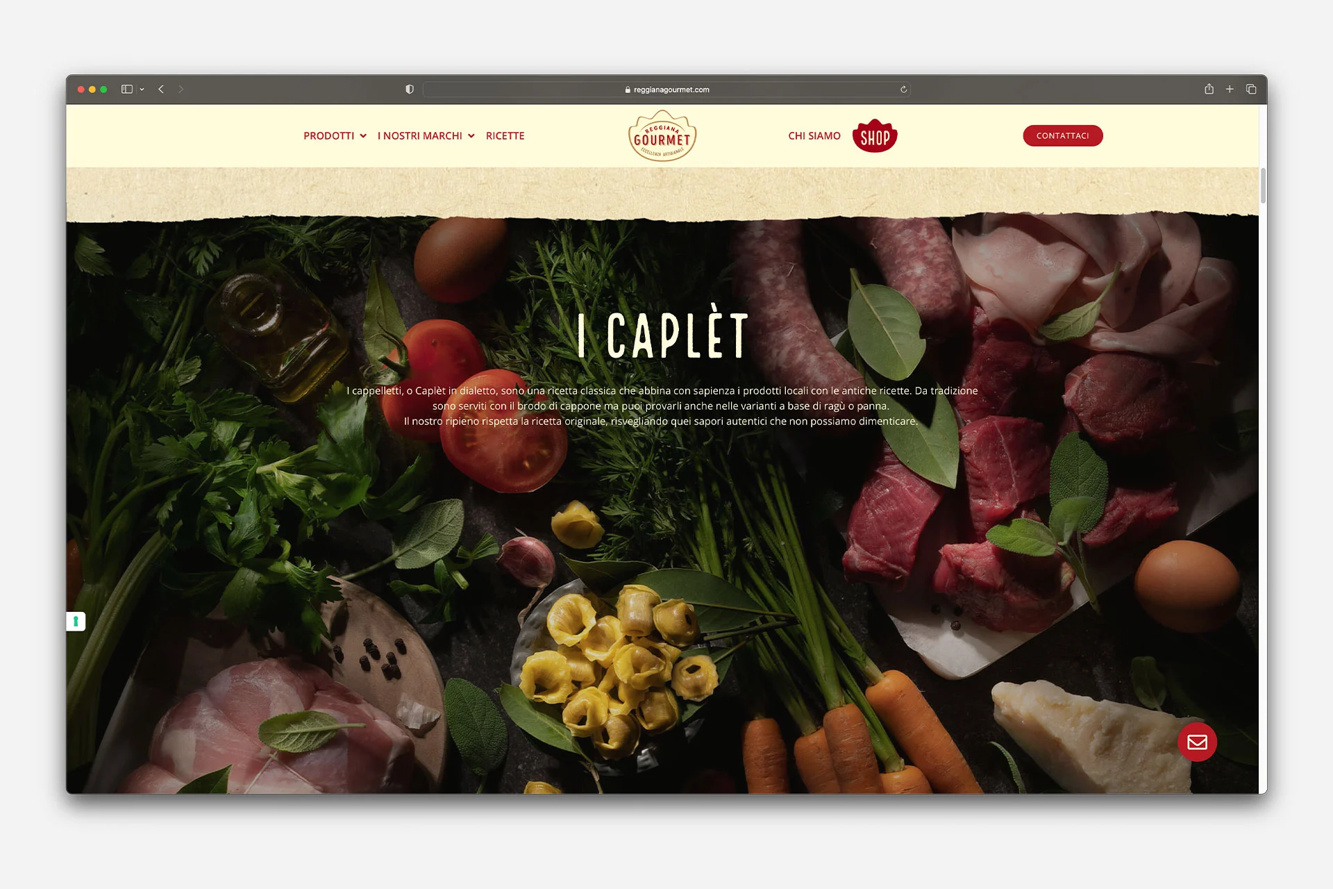 Emilianagourmet Website1