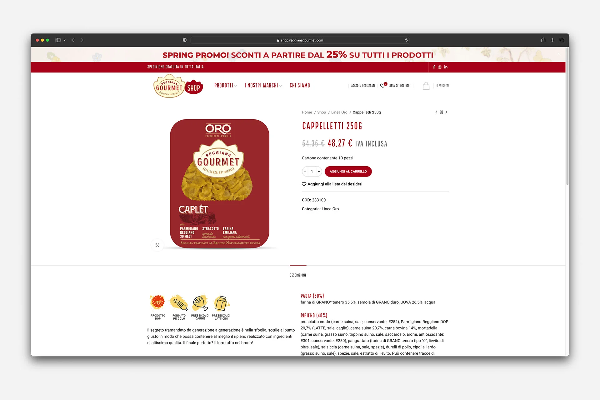 Emilianagourmet Website4