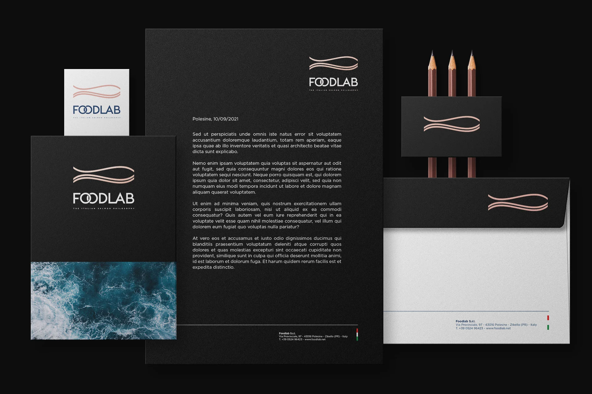 Foodlab Branding Stationery