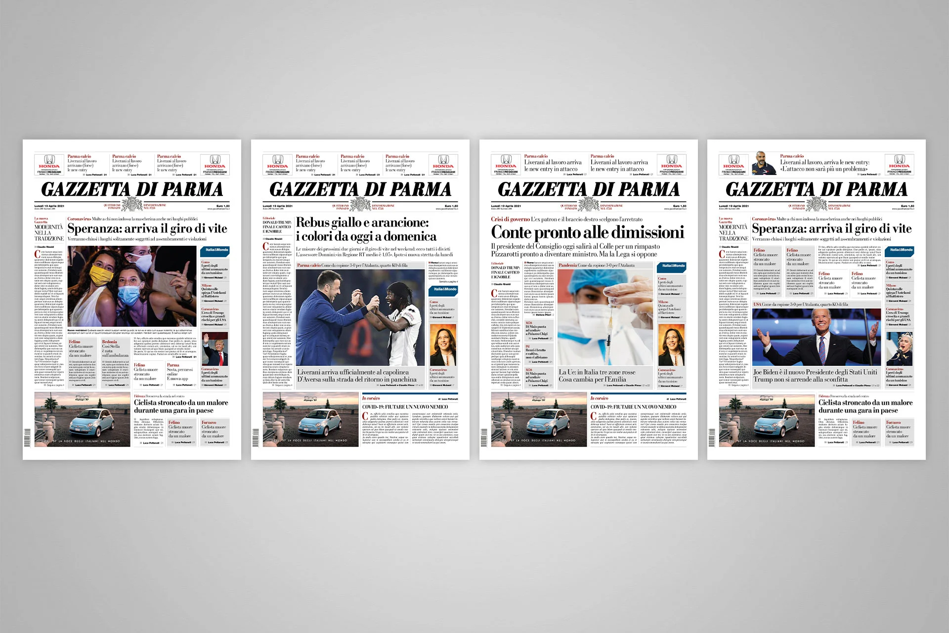 Gazzetta di Parma Riforma Prime Pagine