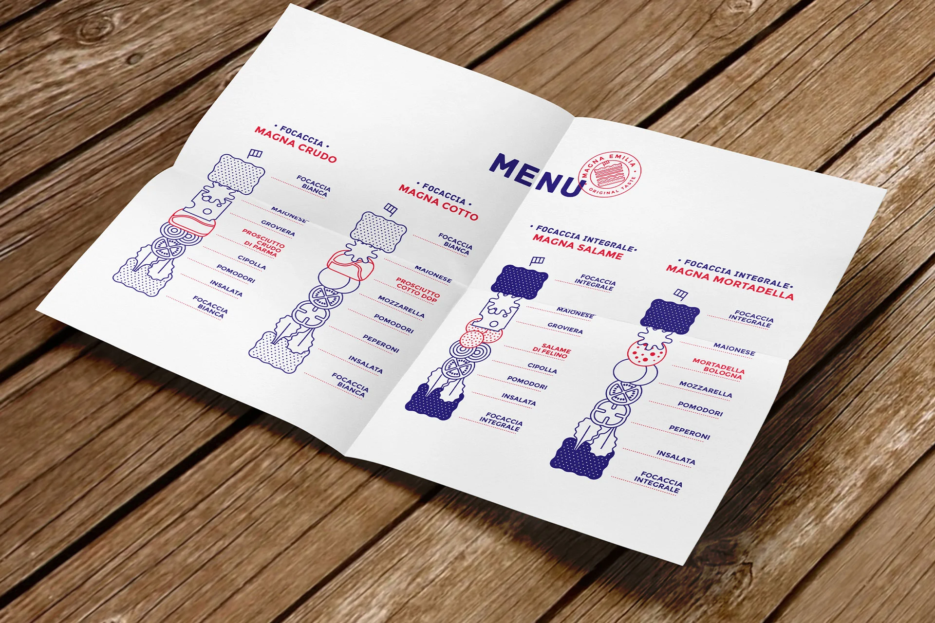 Magna Emilia Menu