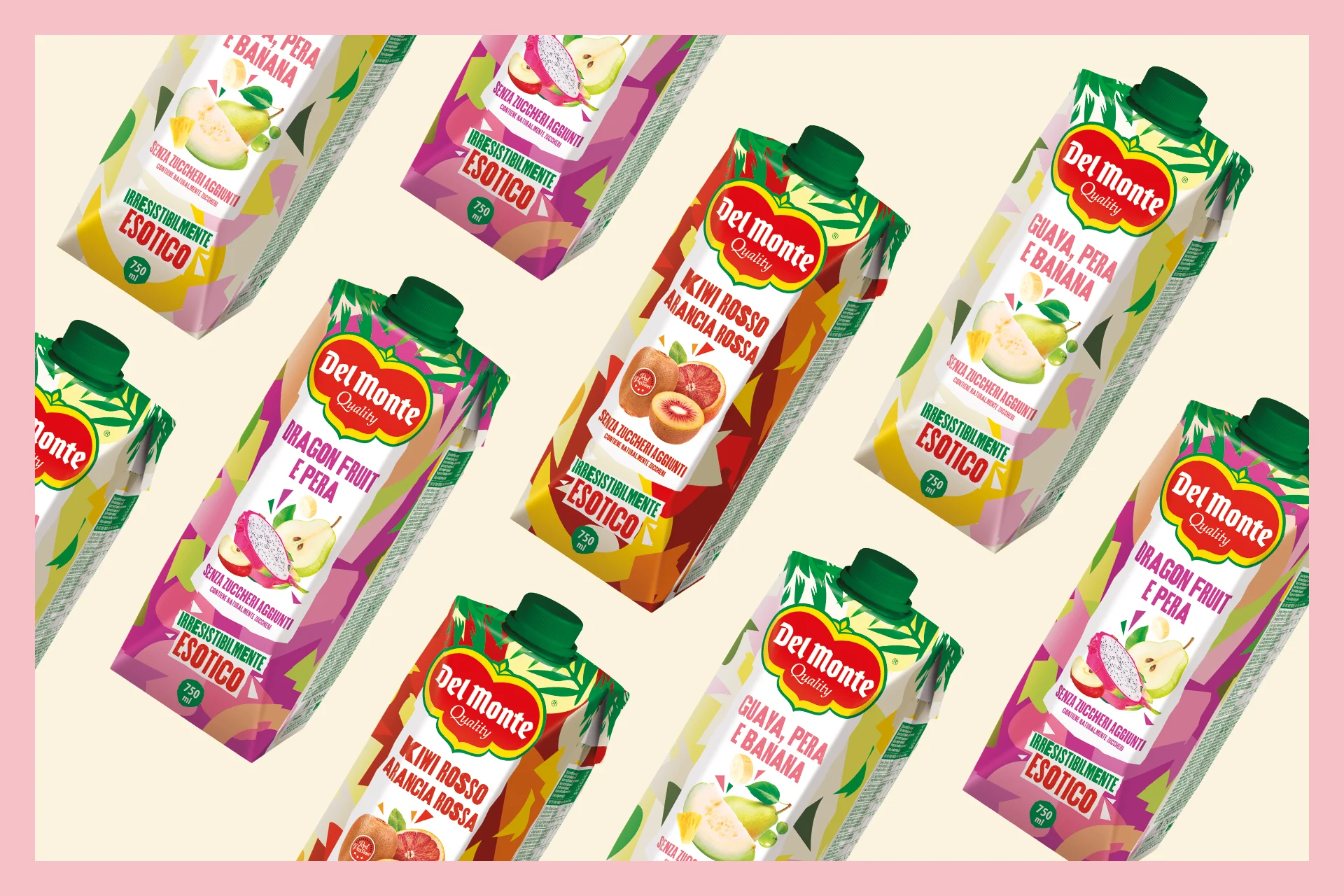 Agenzia di progettazione packaging Servizi Delmonte Exotic Line 750 ml