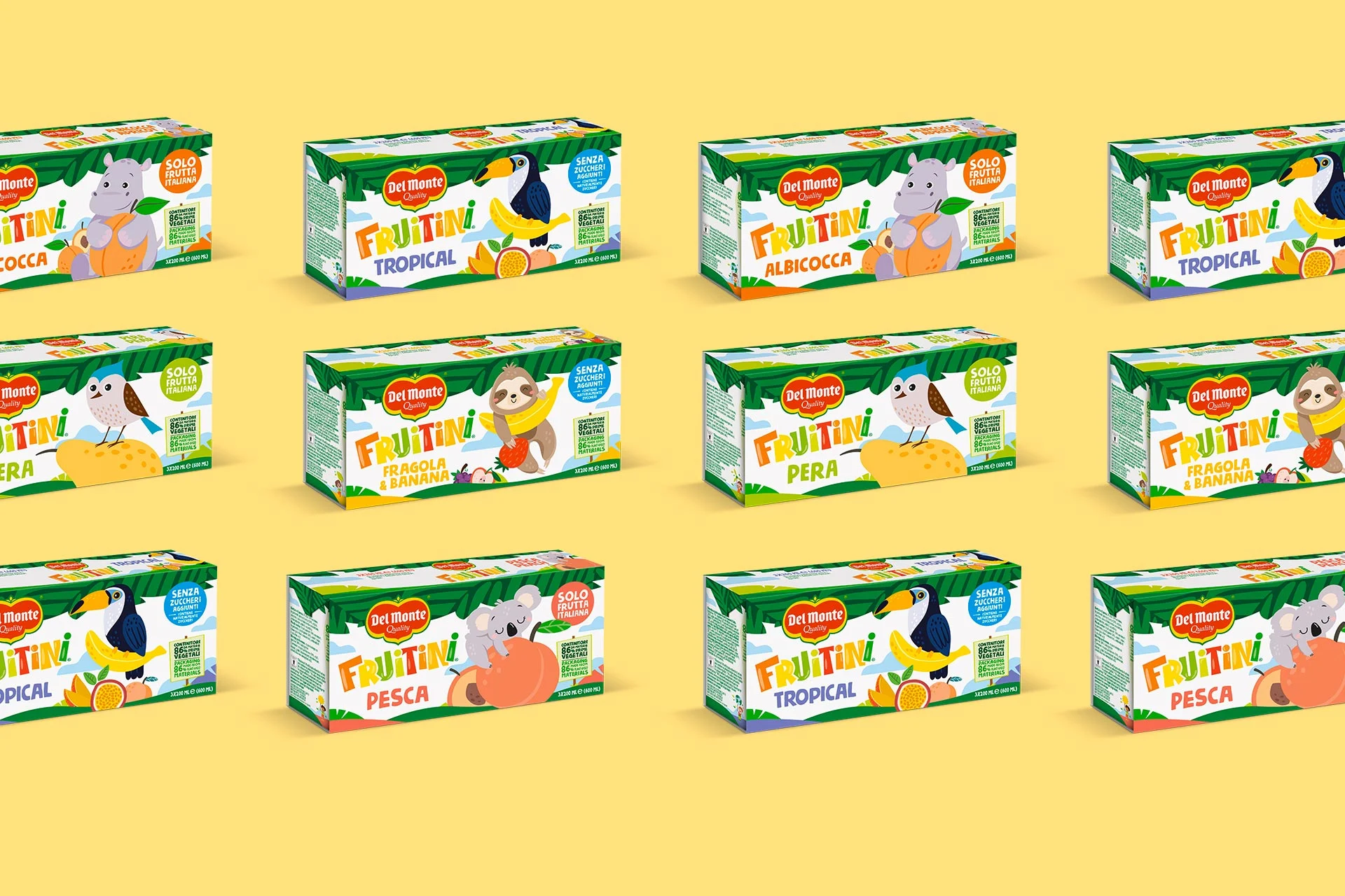 ServiziAgenzia di Packaging Design Delmonte Fruitini