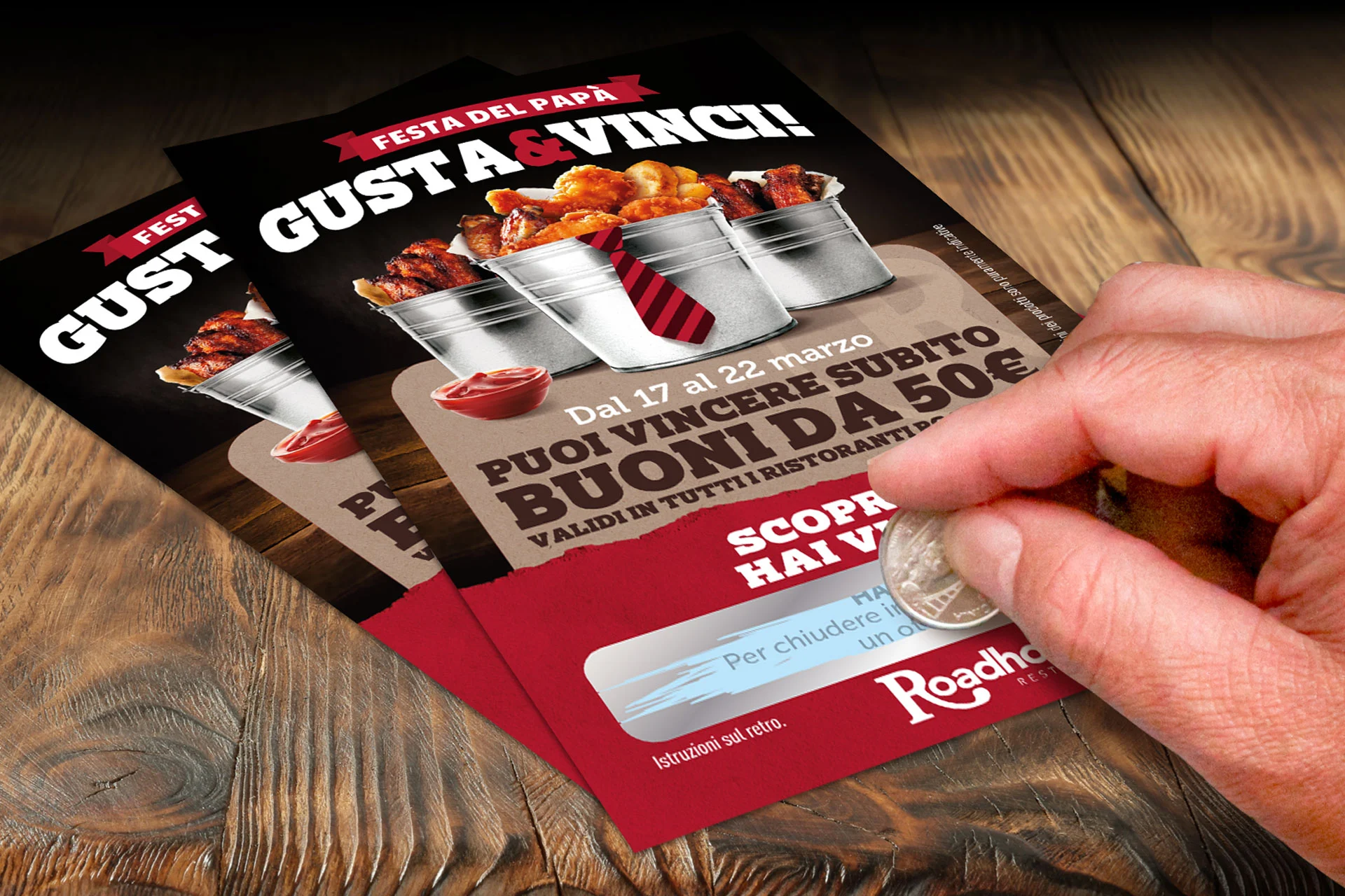 Concorso qreactive-roadhouse-cartolina gratta e vinci