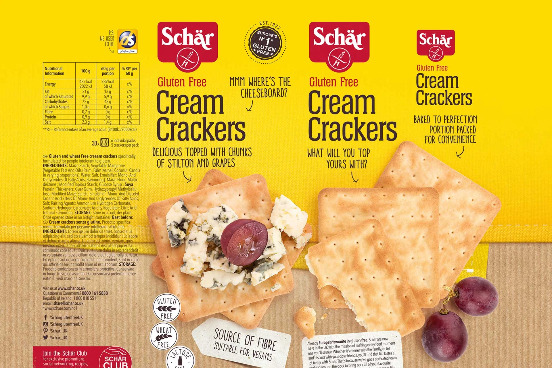 Schar Cracker alla Panna